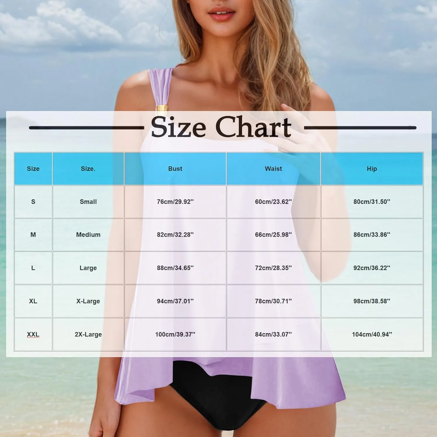2 Piece Bathing Suits for Women 2025 Ruffle Tank Tops with Shorts Tankini Swimsuits High Waisted Flowy Swimwear