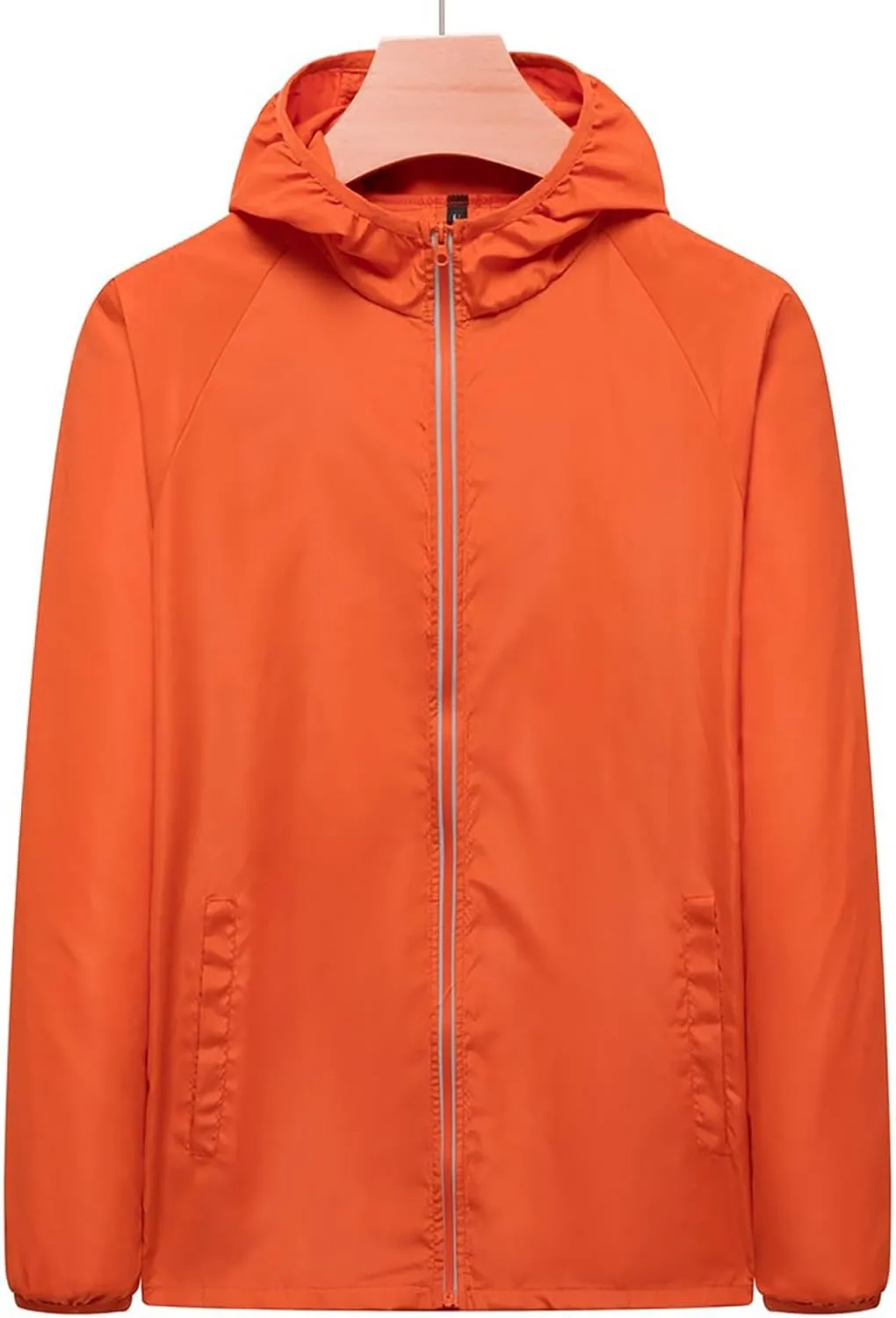2023 Lightweight Rain Jackets for Women Plain Waterproof Windbreaker Jacket Women Packable Raincoat Rain Coats with Hood