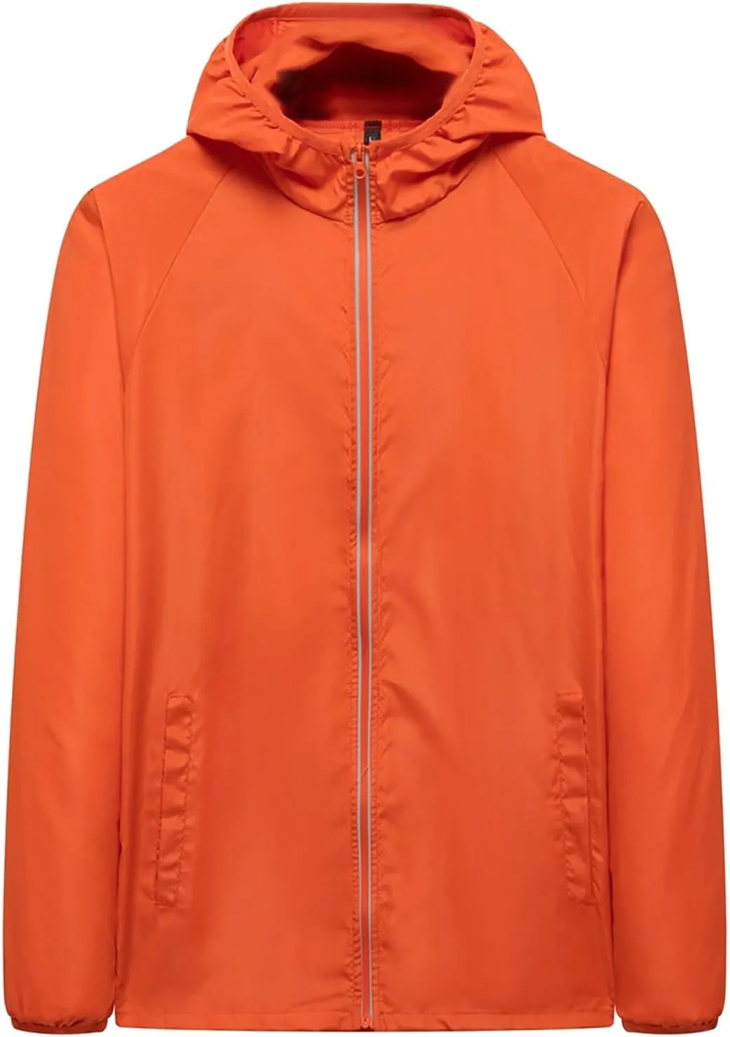 2023 Lightweight Rain Jackets for Women Plain Waterproof Windbreaker Jacket Women Packable Raincoat Rain Coats with Hood