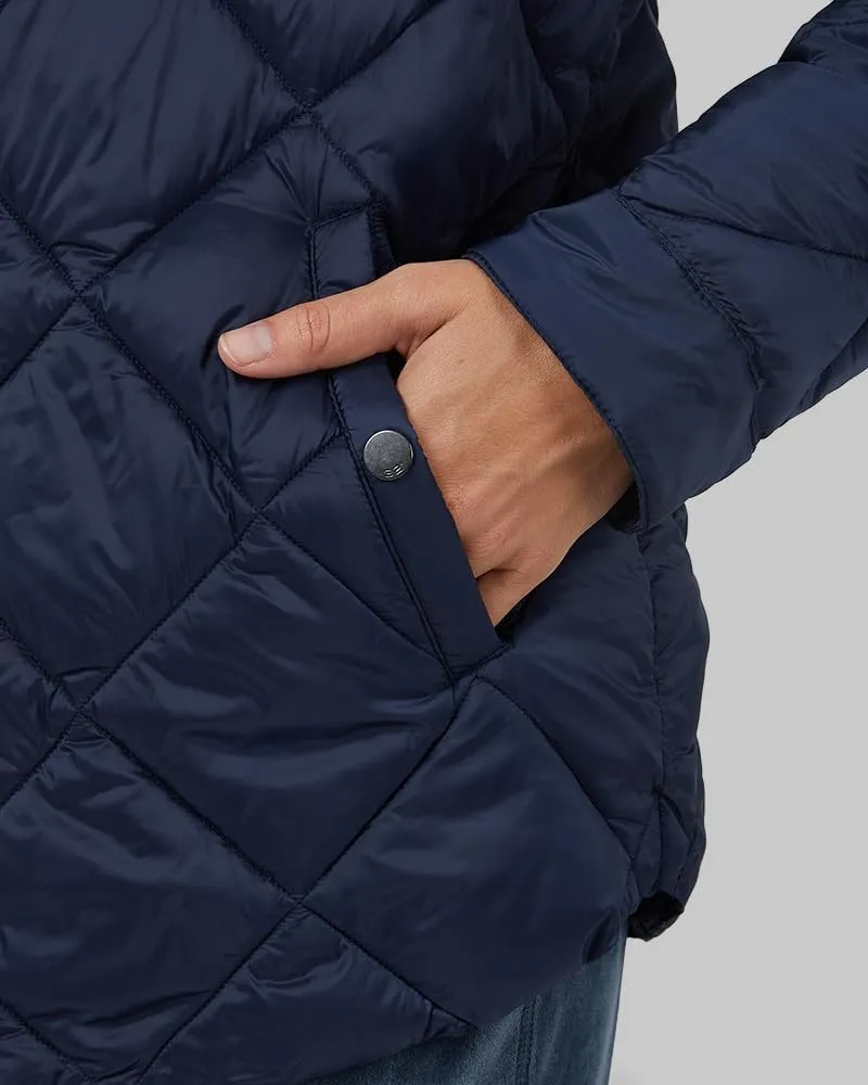 32 Degrees Women's Lightweight Recycled Poly-Fill Shirt Jacket | Quilted | Semi-Fitted | Snap Pockets