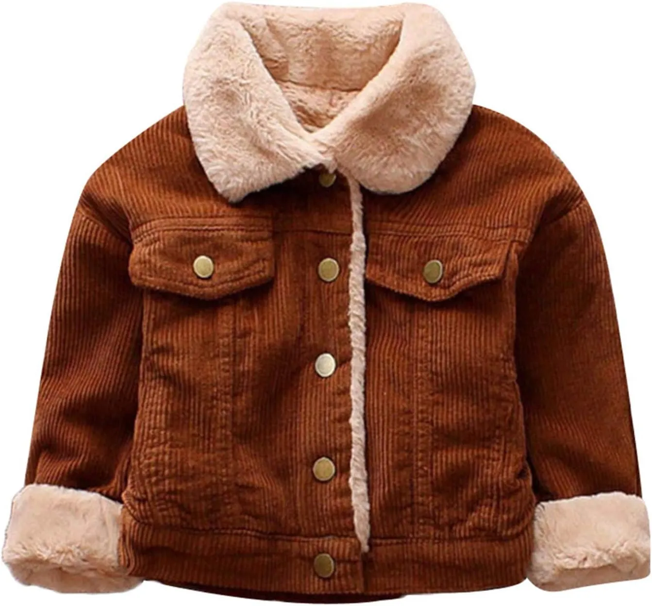 3Months-3 Years Old Kids Baby Girls Boys Winter Solid Coat Cloak Jacket Thick Warm Outerwear Clothes