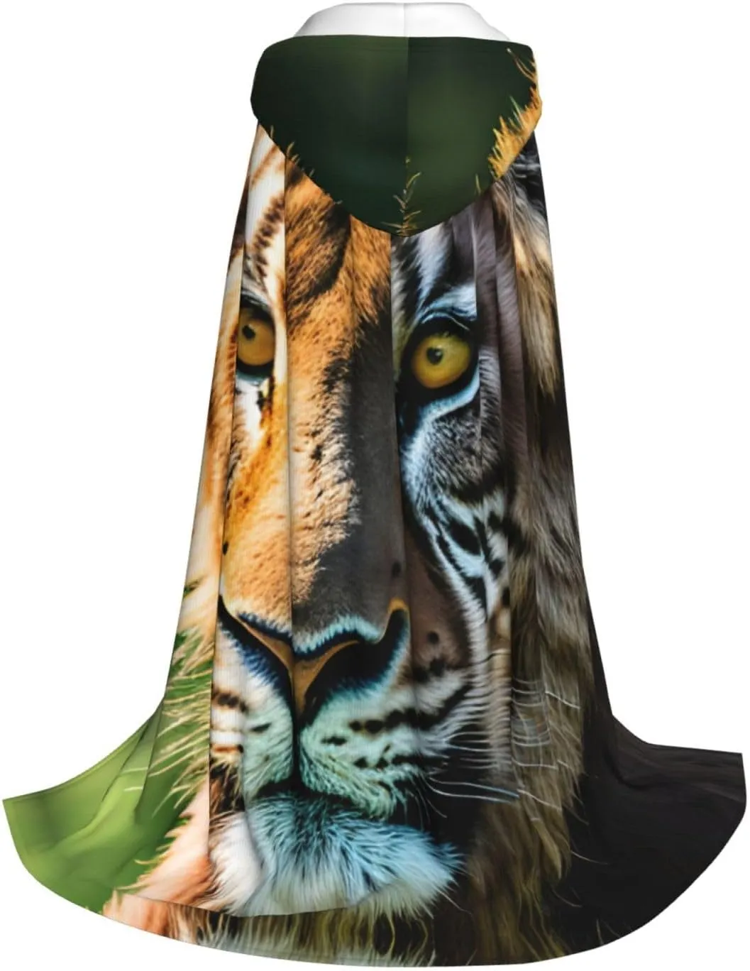 African Animals Hooded Cloak Coat Winter Warm Long Cloak Cosplay Costumes Outerwear Carnivals Hoodies Capes