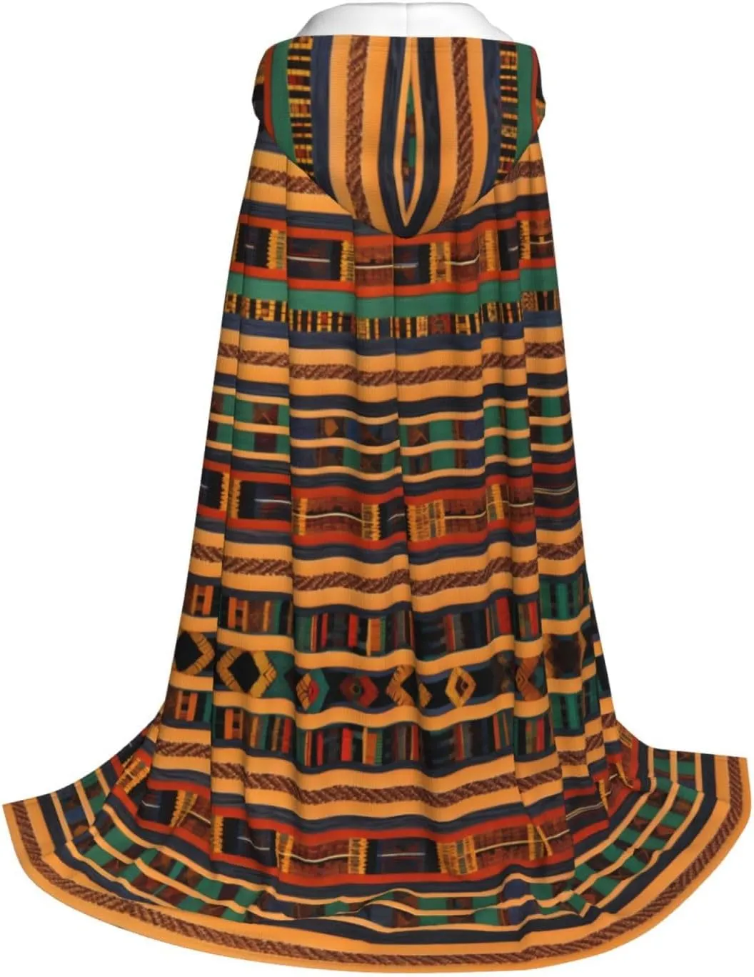 African Weaving Hooded Cloak Coat Winter Warm Long Cloak Cosplay Costumes Outerwear Carnivals Hoodies Capes