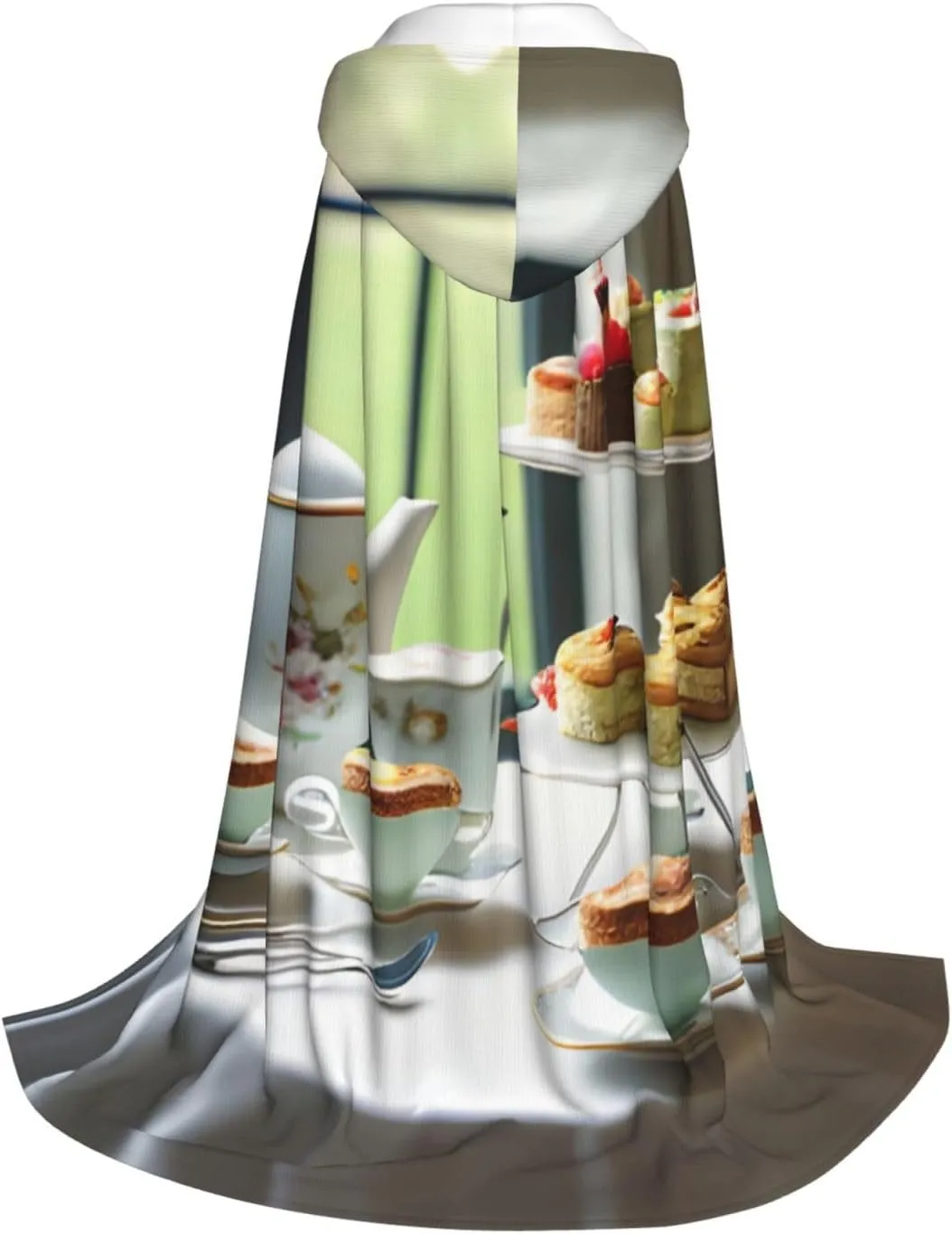 Afternoon Tea Hooded Cloak Coat Winter Warm Long Cloak Cosplay Costumes Outerwear Carnivals Hoodies Capes