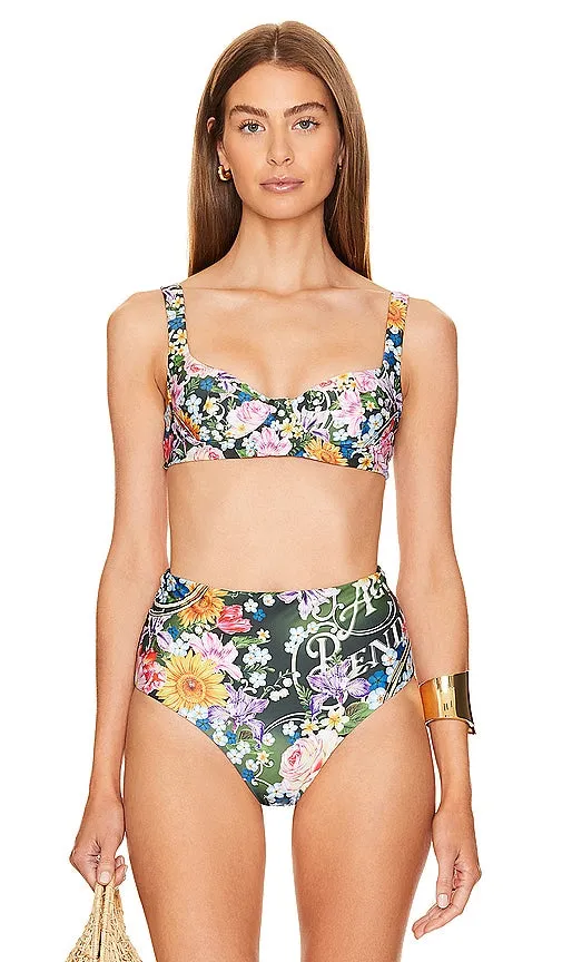 Agua Bendita Balena Top in Green