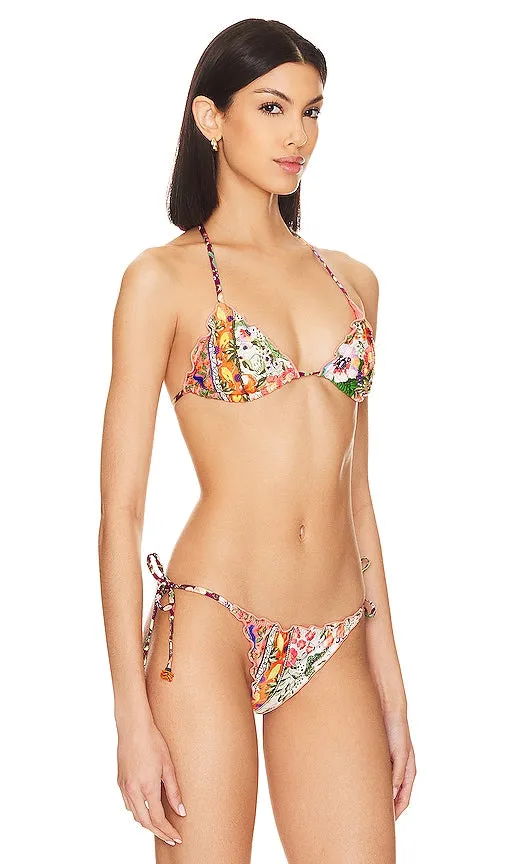 Agua Bendita Lolita Top in Orange