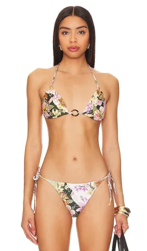 Agua Bendita Lolita Triangle Top in Green
