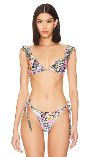 Agua Bendita Rosie Top in Blue