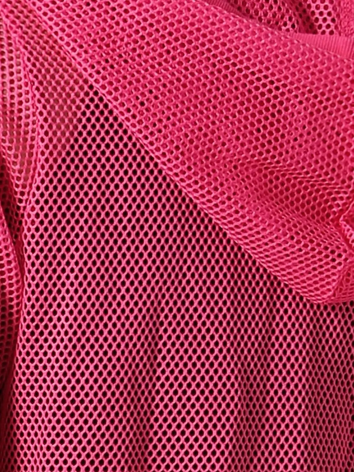 Allegra K Hoodie Jacket for Women's 2024 Zip Up Long Sleeve Mesh Sheer Bomber Jackets