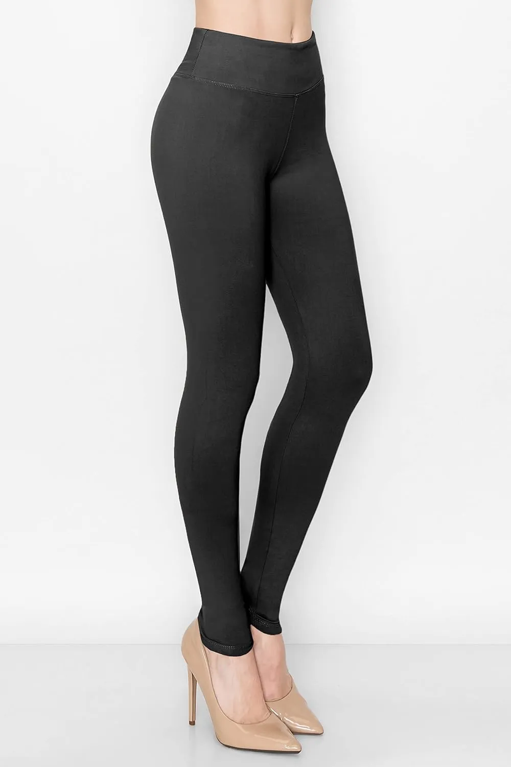 ALWAYS Women's Print Pattern Leggings - Premium Soft Stretch Peach Skin Yoga Pants