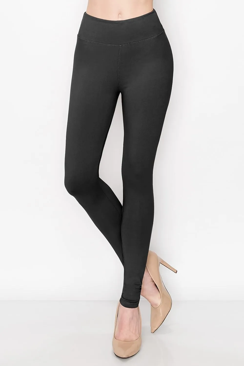 ALWAYS Women's Print Pattern Leggings - Premium Soft Stretch Peach Skin Yoga Pants
