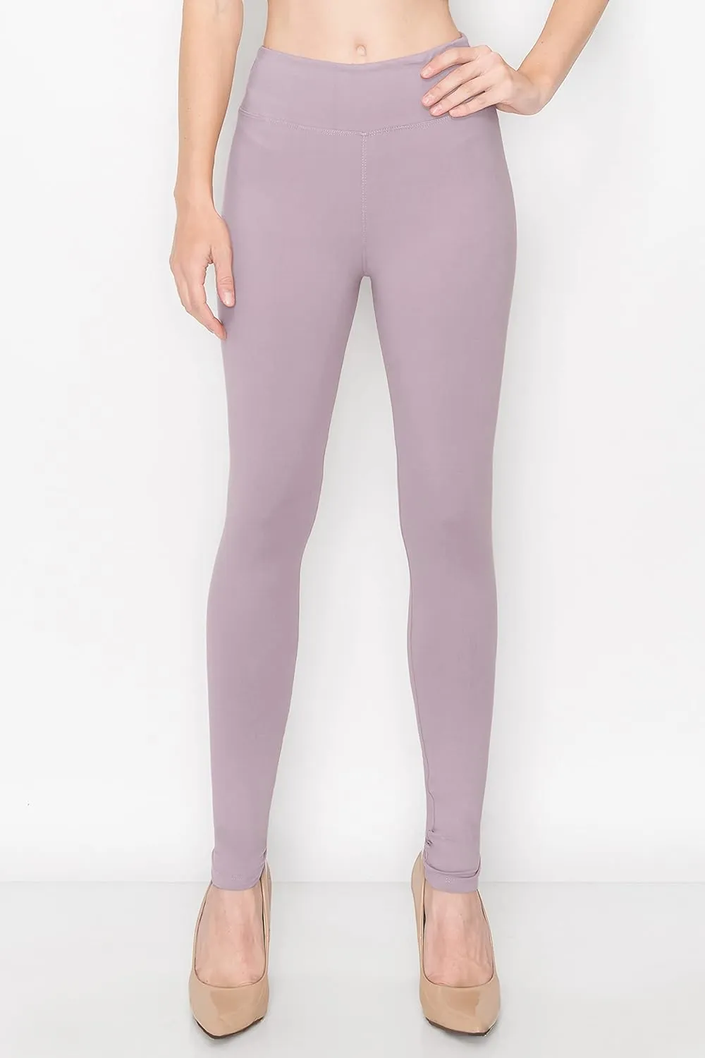 ALWAYS Women's Print Pattern Leggings - Premium Soft Stretch Peach Skin Yoga Pants