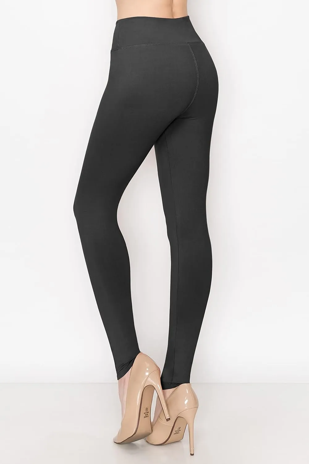 ALWAYS Women's Print Pattern Leggings - Premium Soft Stretch Peach Skin Yoga Pants