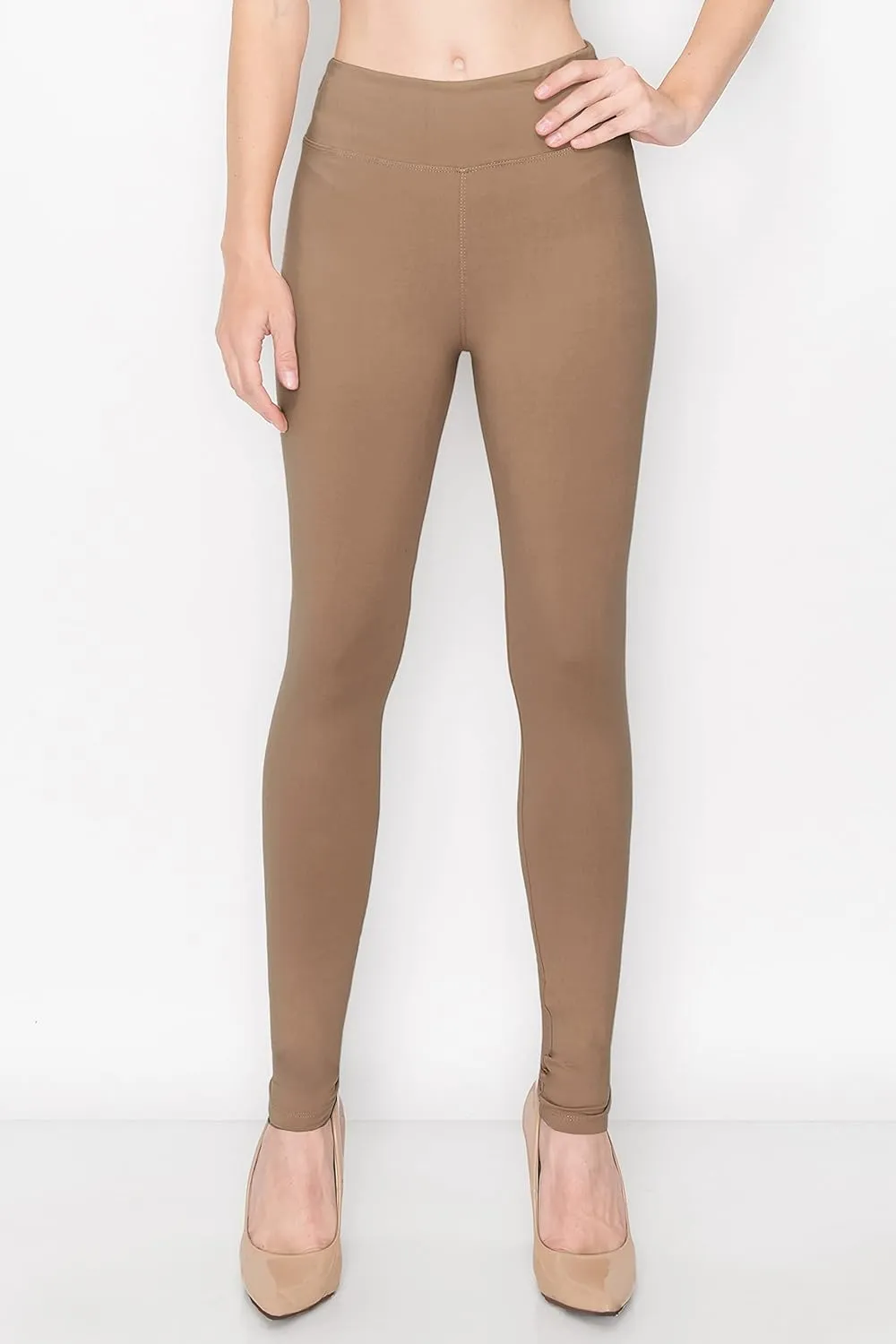 ALWAYS Women's Print Pattern Leggings - Premium Soft Stretch Peach Skin Yoga Pants