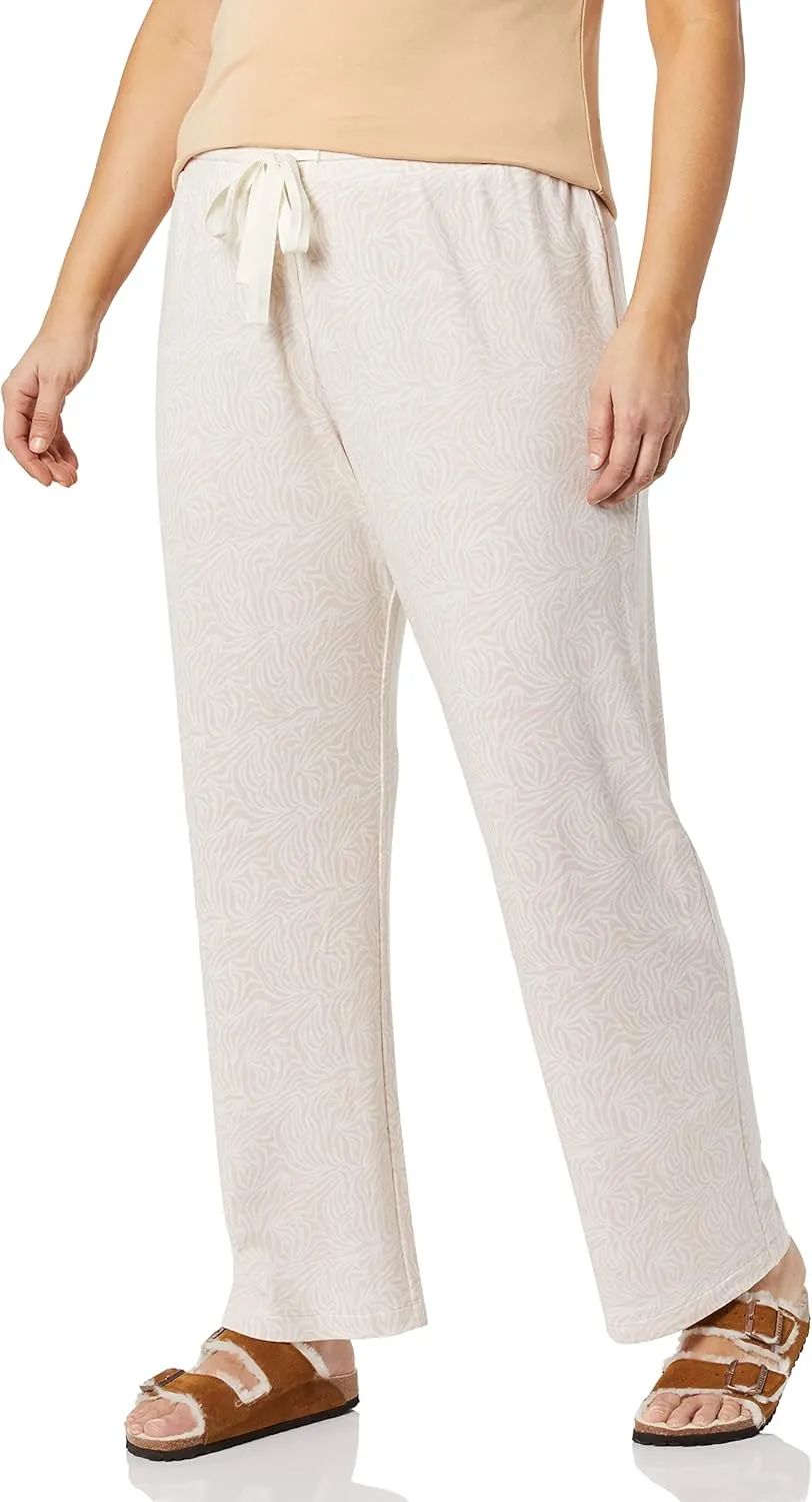 Amazon Essentials Women's Lightweight Lounge Terry Pajama Pant