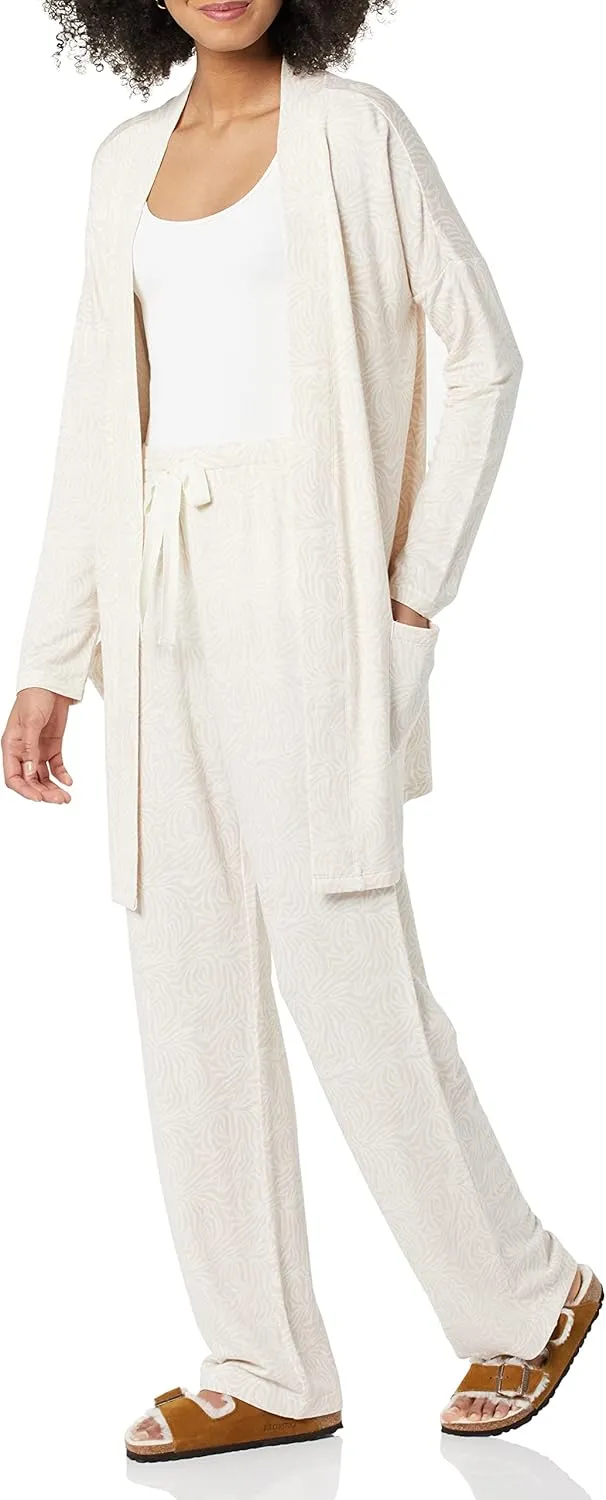 Amazon Essentials Women's Lightweight Lounge Terry Pajama Pant