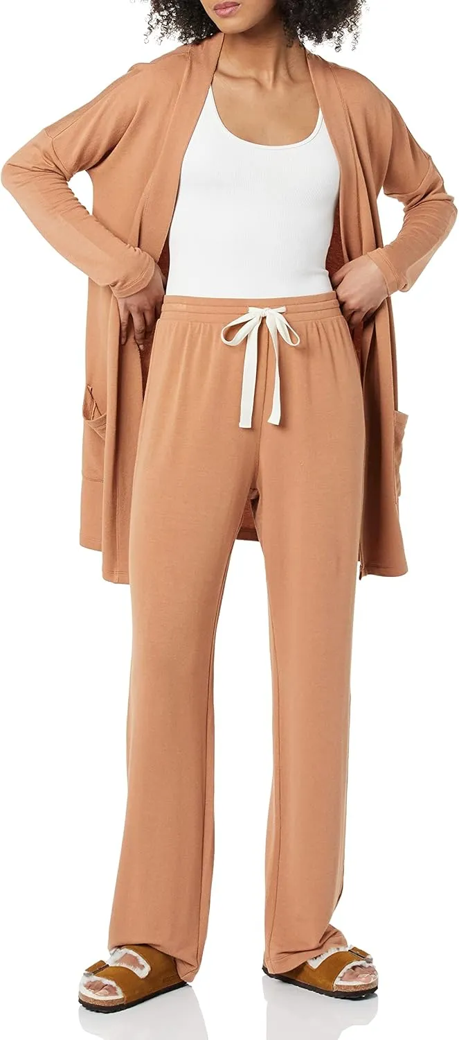 Amazon Essentials Women's Lightweight Lounge Terry Pajama Pant