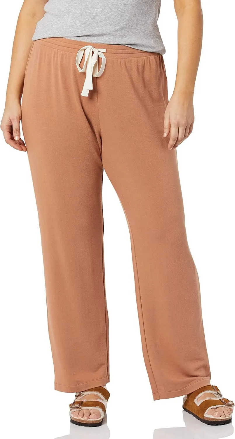 Amazon Essentials Women's Lightweight Lounge Terry Pajama Pant