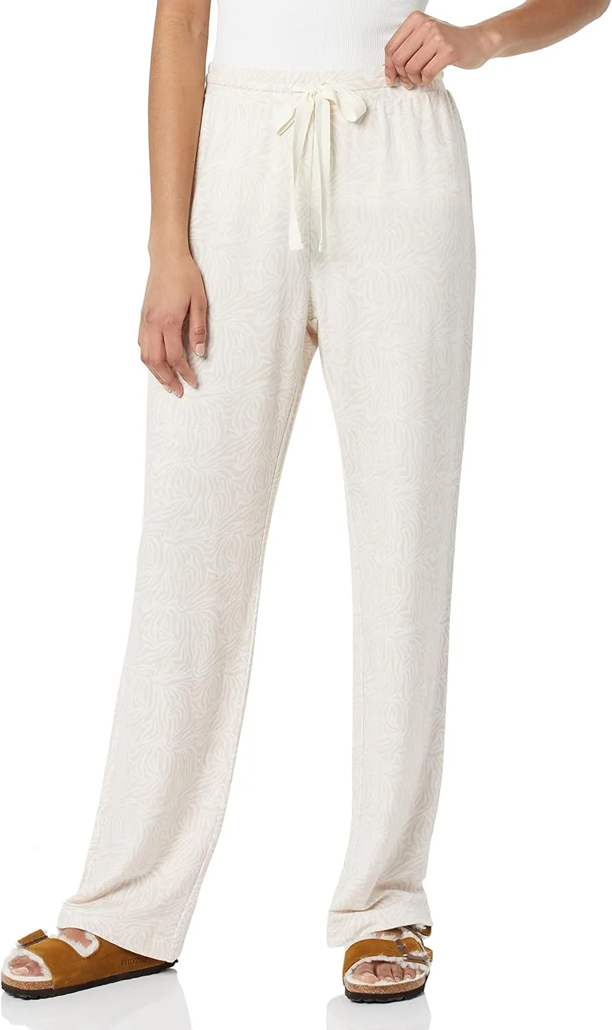 Amazon Essentials Women's Lightweight Lounge Terry Pajama Pant