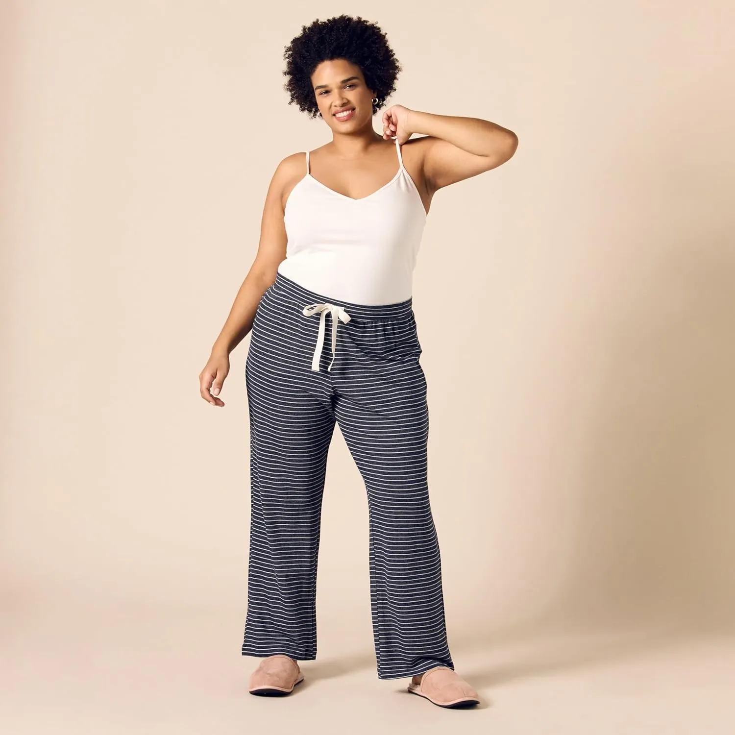Amazon Essentials Women's Lightweight Lounge Terry Pajama Pant
