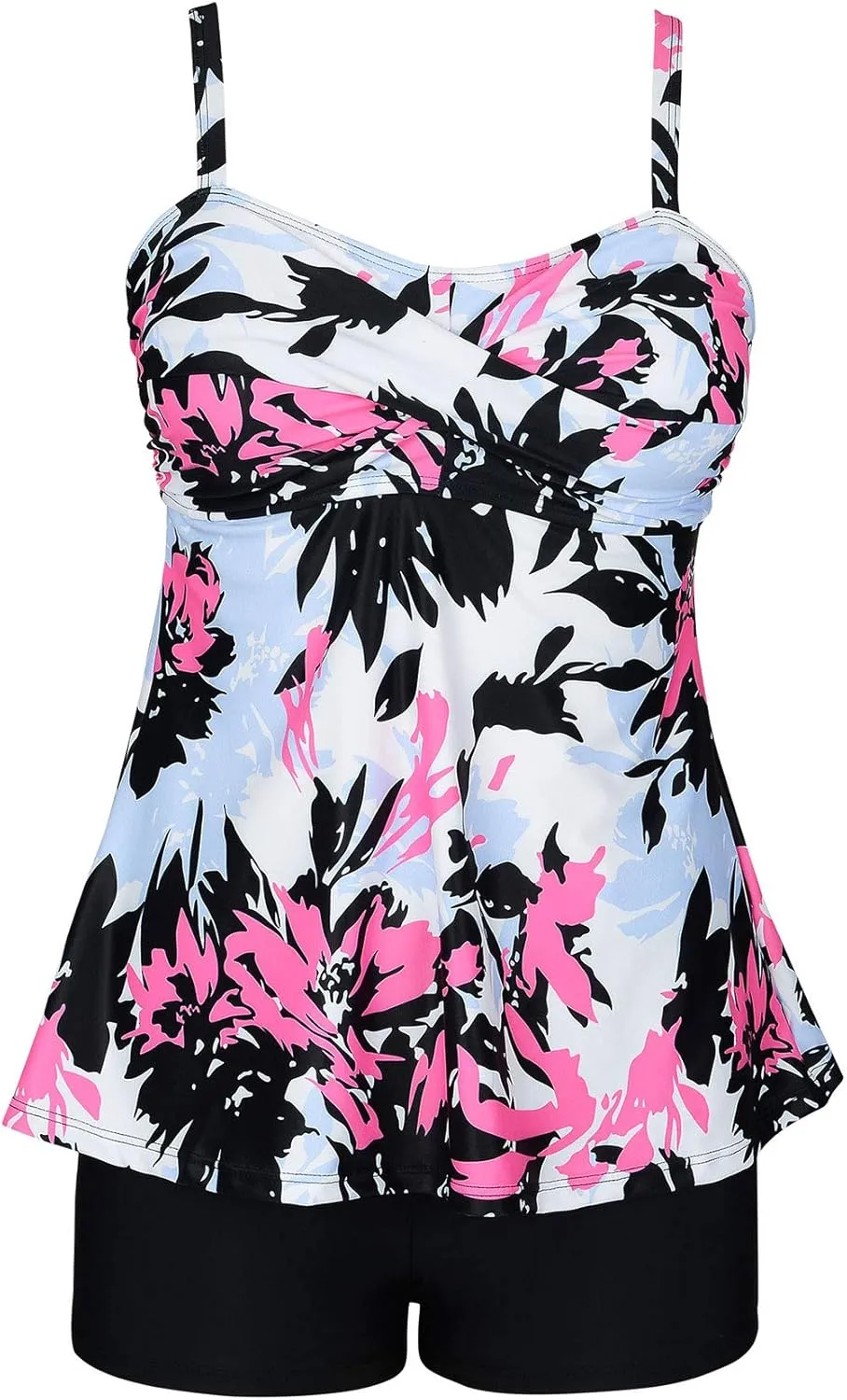 American Trends Tankini Swimsuits Plus Size Tankini Bathing Suits for Women Tankini Bathing Suits Swimwear for Women