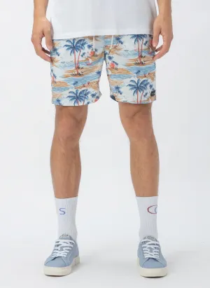 Amphibious 17" Swim Short Hawaii