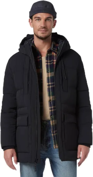 Andrew Marc Men's Mid-Length Puffer Jacket