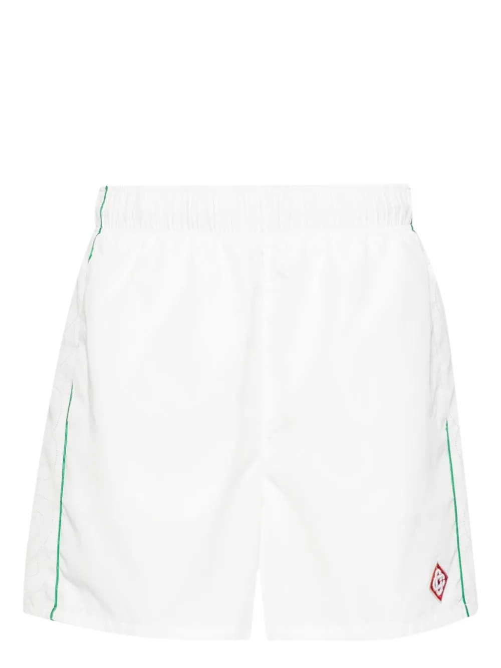 appliqué-logo swim trunks