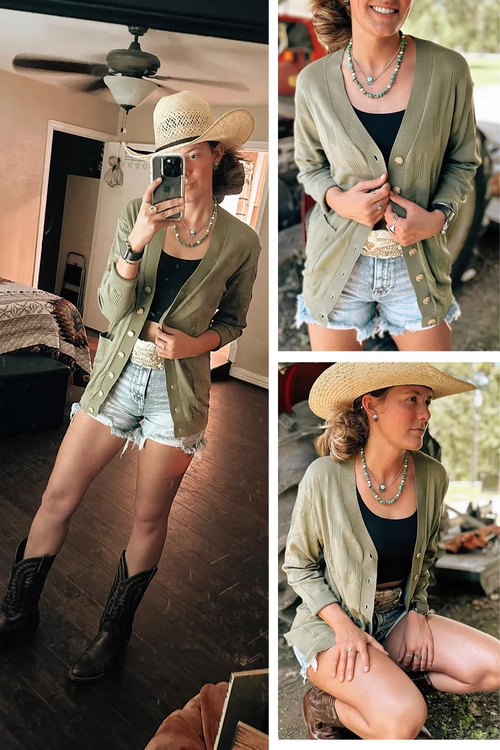 Arach&Cloz Women's Lightweight Cardigan Sweater Fashion Long Sleeve Summer Casual Outfits with Pocket Cozy Clouds