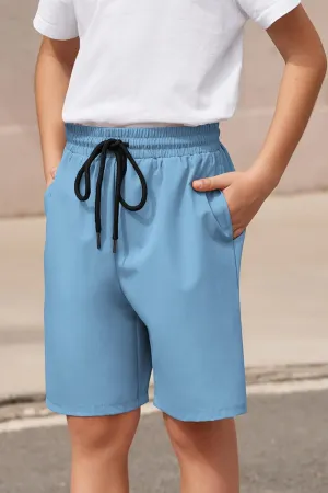 Arshiner Boys Athletic Shorts Kids Youth Quick Dry Shorts