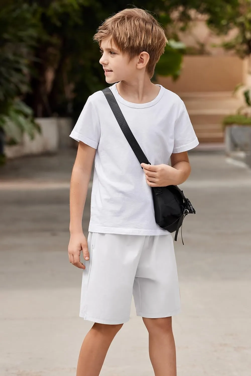 Arshiner Boys Athletic Shorts Kids Youth Quick Dry Shorts