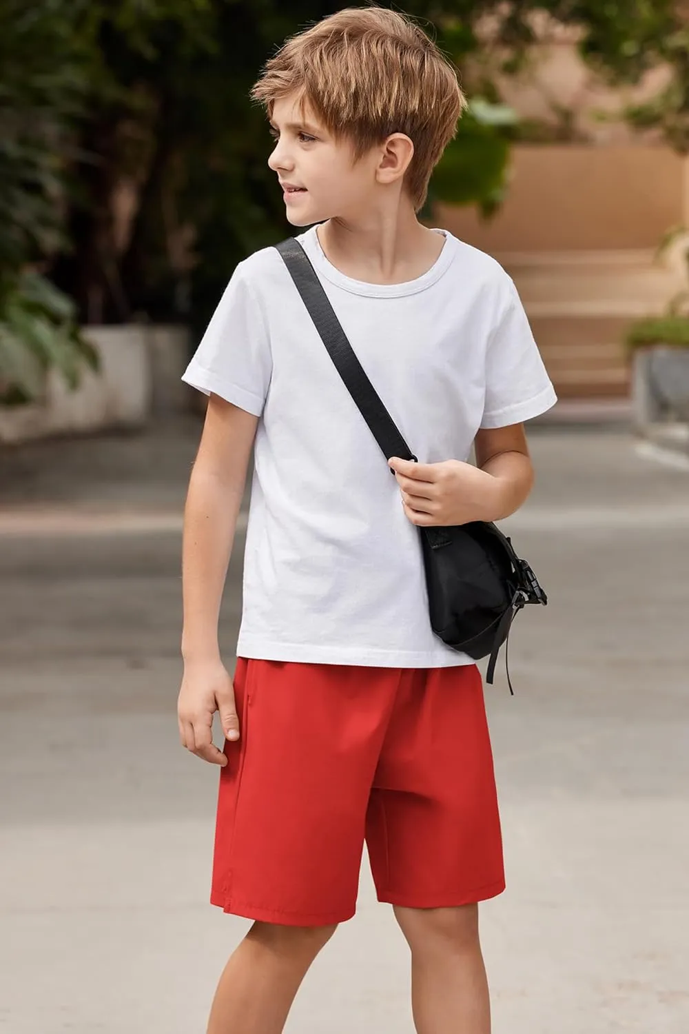 Arshiner Boys Athletic Shorts Kids Youth Quick Dry Shorts