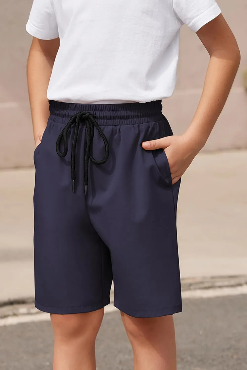Arshiner Boys Athletic Shorts Kids Youth Quick Dry Shorts