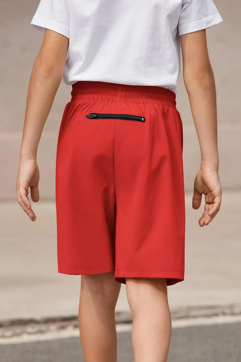 Arshiner Boys Athletic Shorts Kids Youth Quick Dry Shorts