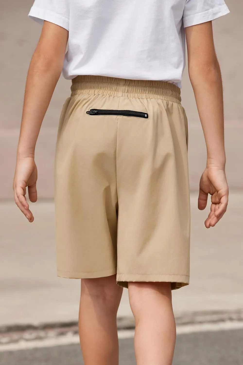 Arshiner Boys Athletic Shorts Kids Youth Quick Dry Shorts