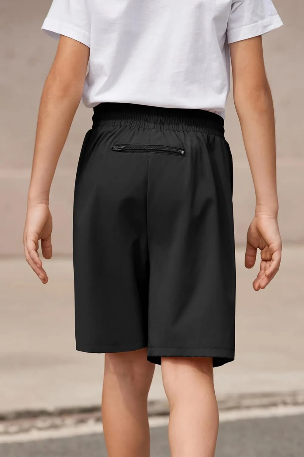 Arshiner Boys Athletic Shorts Kids Youth Quick Dry Shorts