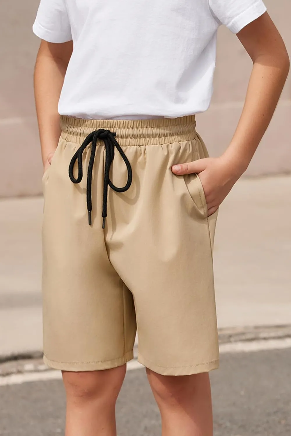 Arshiner Boys Athletic Shorts Kids Youth Quick Dry Shorts