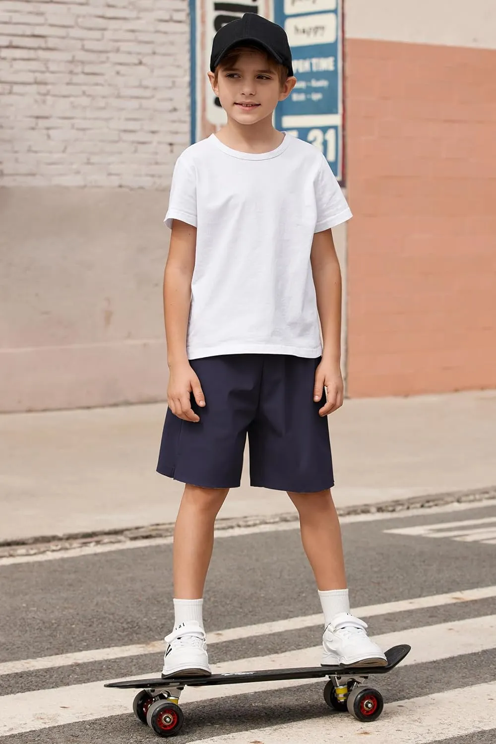 Arshiner Boys Athletic Shorts Kids Youth Quick Dry Shorts