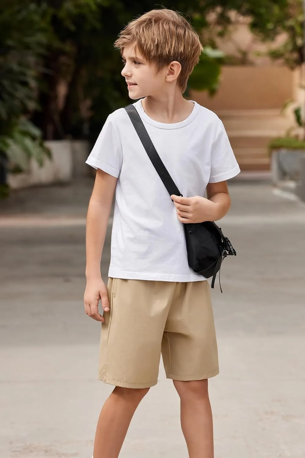 Arshiner Boys Athletic Shorts Kids Youth Quick Dry Shorts