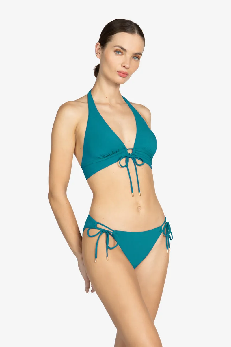AUBREY D-CUP HALTER BIKINI TOP (FINAL SALE)