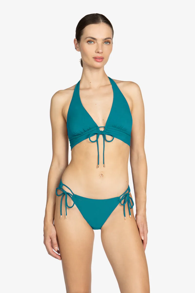 AUBREY D-CUP HALTER BIKINI TOP (FINAL SALE)