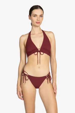 AUBREY D-CUP HALTER BIKINI TOP (FINAL SALE)