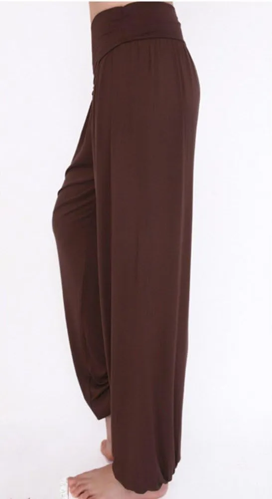 AvaCostume Womens Modal Cotton Soft Yoga Sports Dance Harem Pants