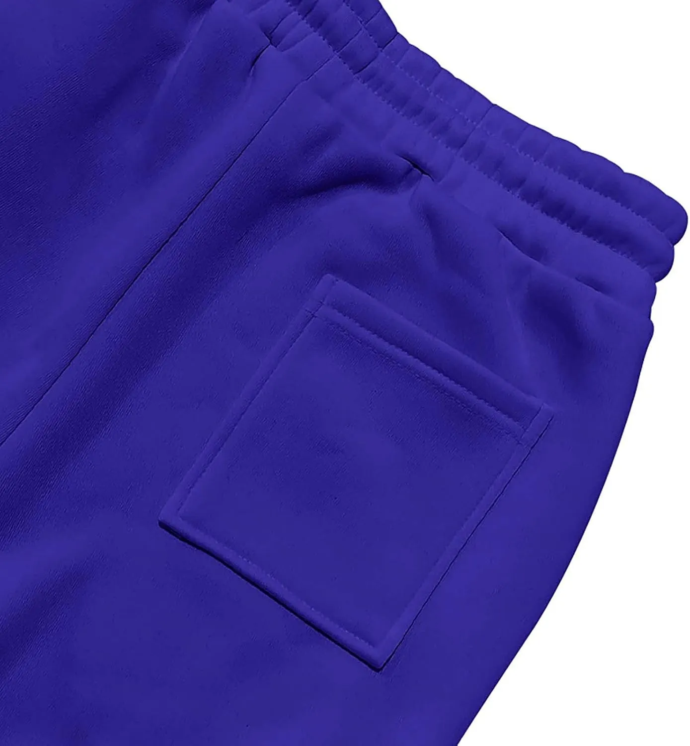 Baggy Joggers for Men Loose Fit Fleece Cargo Sweatpants with Multi Pockets Casual Lightweight Fleece Joggers