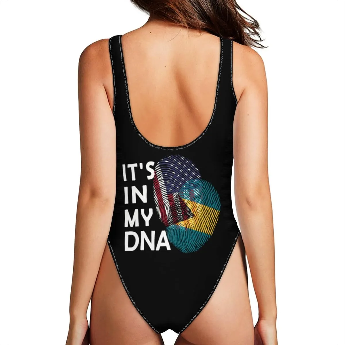 Bahamas Women's One Piece Swimsuit Bathing Suit Scoop U Back Athletic