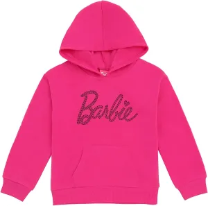 Barbie Girls Fleece Pullover Hoodie Toddler to Big Kid