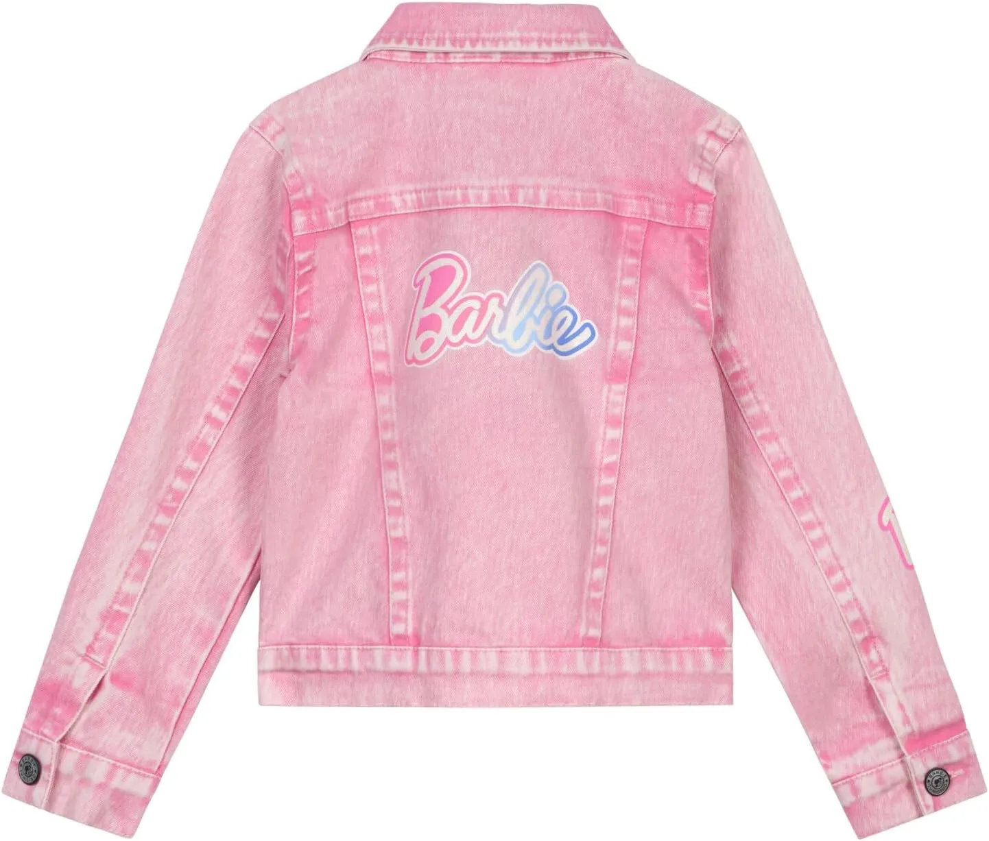 Barbie Girls Pink Denim Jacket Little Kid to Big Kid Sizes (4-14-16)