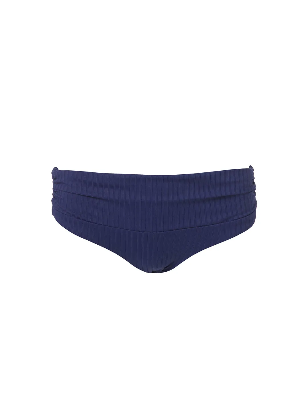 Bel Air Navy Ribbed Bikini Bottom