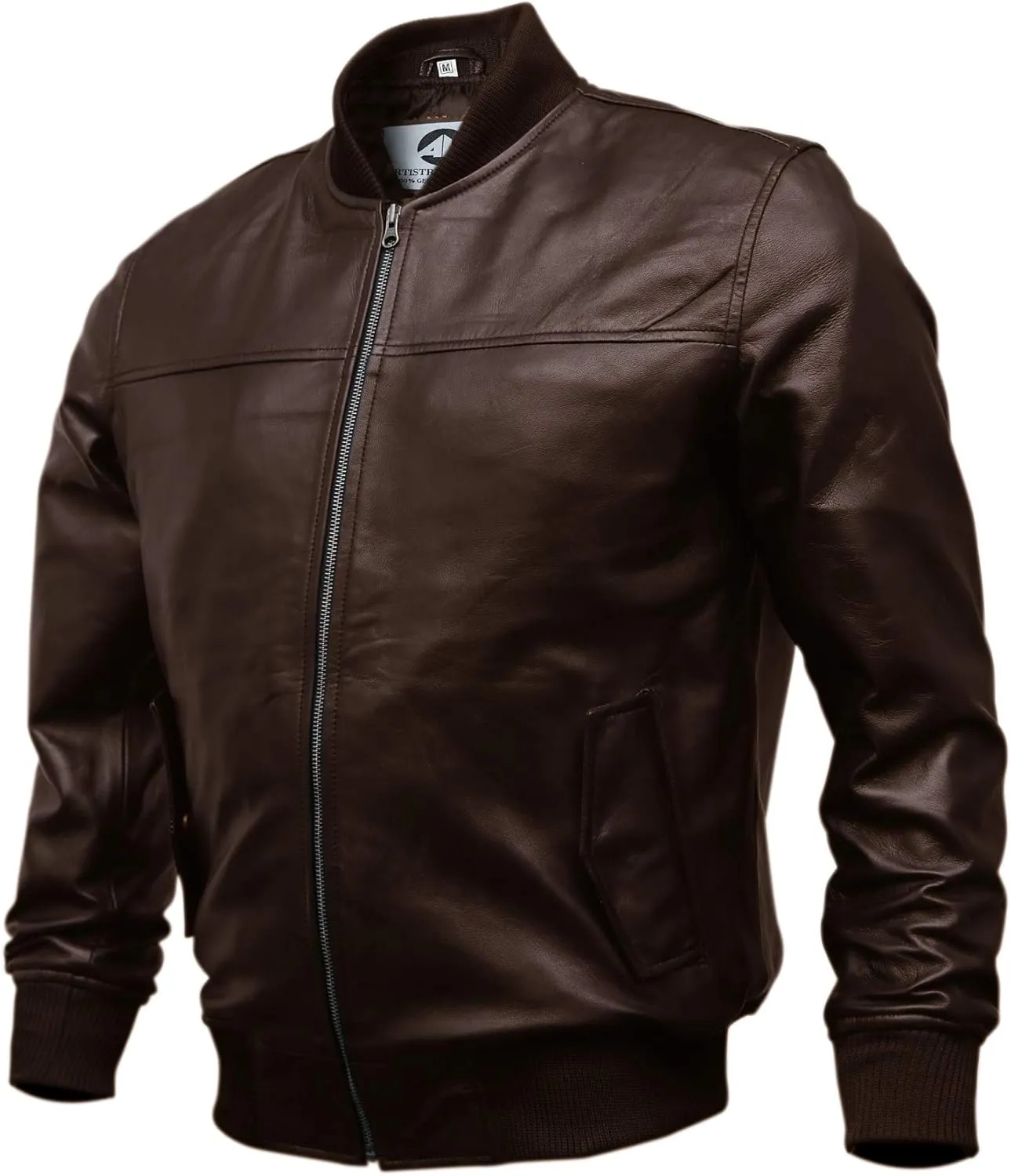 Black Casual Real Leather Jacket for Mens | Genuine Lambskin Motorcycle Biker Jackets