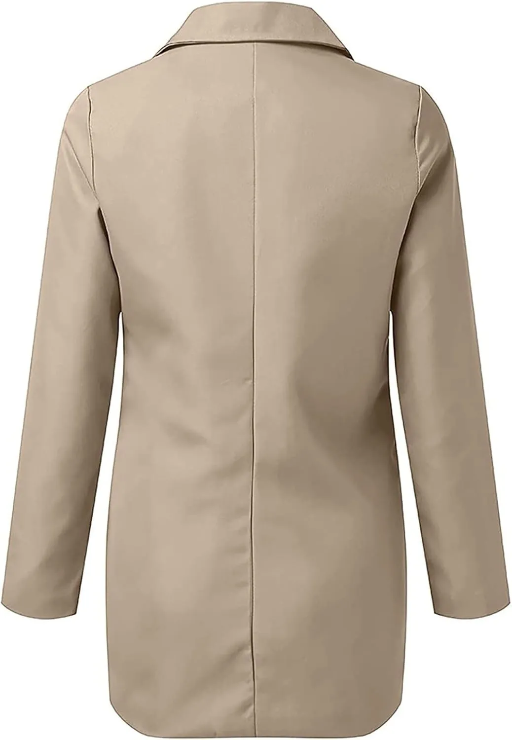 Blazer Jackets for Women Work Office Suit Coats Slim Open Front Cardigan Lapel Collar Long Sleeve Outerwear